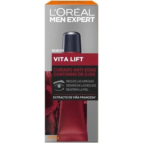 Contorno de ojos antiedad L`OREAL Men Expert, tubo 15 ml - 0.02 l - Imagen del producto en Findit