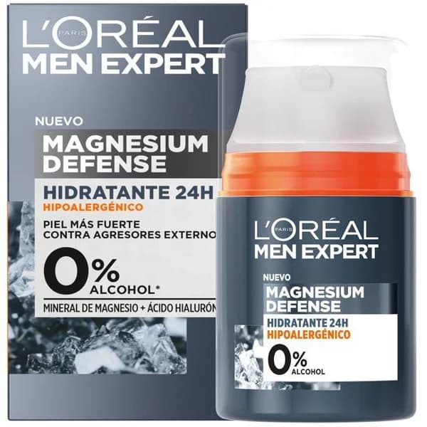 Crema hidratante magnesium L`OREAL MEN EXPERT, spray 50 ml - 0.05 l - Imagen del producto en Findit