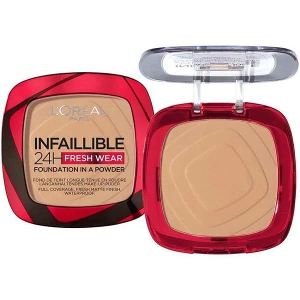 Maquillaje en polvo fresh wear infaill. 140 L`OREAL, pack 1 ud - 1 ud - Imagen del producto en Findit