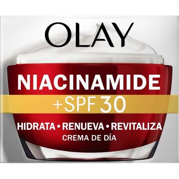 Crema de día con niacinamida SPF 30 OLAY, tarro 50 ml - 1 ud - Imagen del producto en Findit