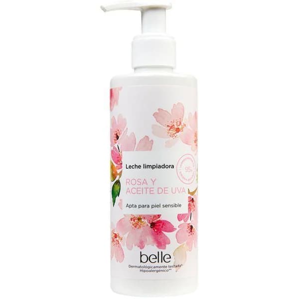 Leche limpiadora para piel sensible BELLE, dosificador 250 ml - 1 ud - Imagen del producto en Findit