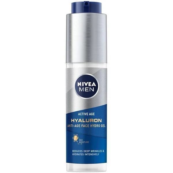Gel hidratante antiedad Hyaluron NIVEA MEN, dosificador 50 ml - 1 ud - Imagen del producto en Findit