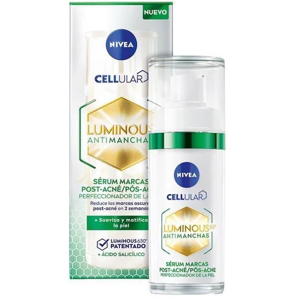 Serum 3n1 marcas post-acne luminous NIVEA, dosificador 30 ml - 1 ud - Imagen del producto en Findit