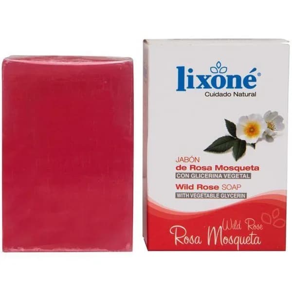 Jabón de manos rosa mosqueta LIXONÉ, pastilla 125 g - 0.13 kg - Imagen del producto en Findit