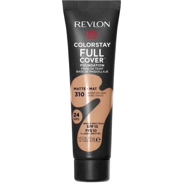 Maquillaje líquido full cover matt 310 warm REVLON, tubo 30 ml - 0.03 l - Imagen del producto en Findit