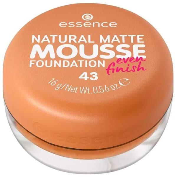 Maquillaje en mousse natural matte 43 ESSENCE, 1 ud - 1 ud - Imagen del producto en Findit