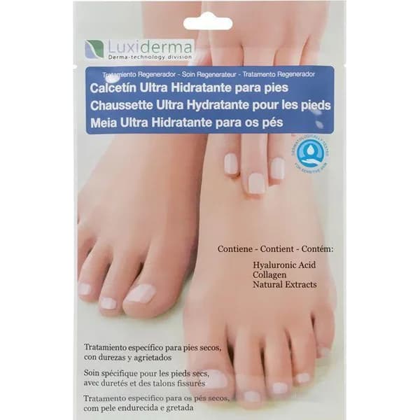 Calcetín ultrahidratante para pies LUXIDERMA, pack 1 par - 1 ud - Imagen del producto en Findit