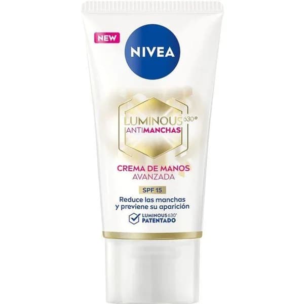 Crema de manos antimanchas luminous SPF 15 NIVEA, bote 50 ml - 0.05 l - Imagen del producto en Findit
