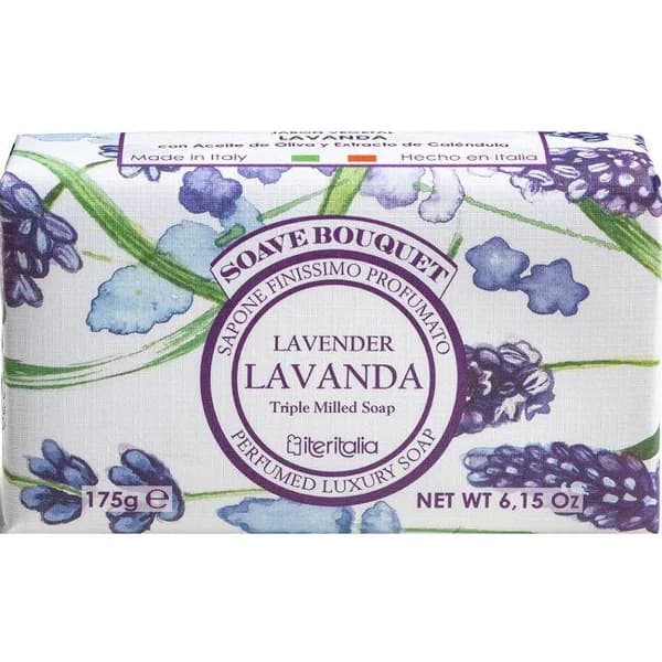 Jabón de manos lavanda ITERITALIA, pastilla 175 g - 0.18 kg - Imagen del producto en Findit