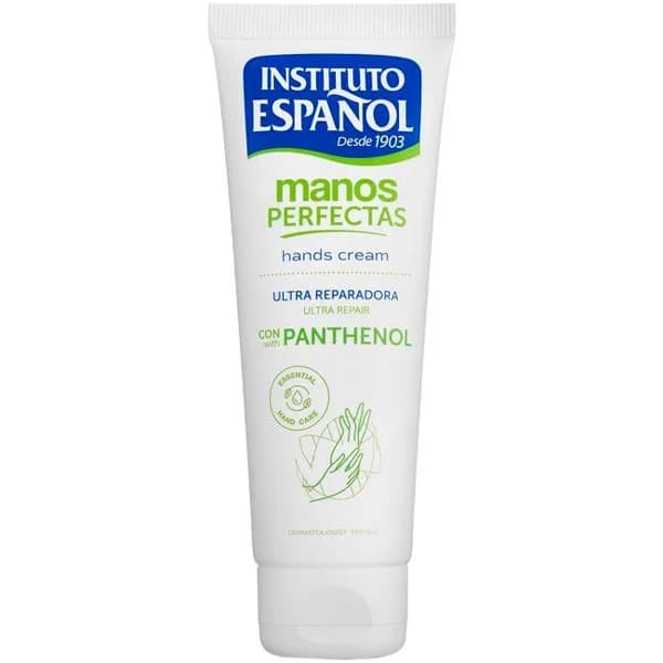 Crema de manos con panthenol INSTITUTO ESPAÑOL, tubo 75 ml - 0.08 l - Imagen del producto en Findit