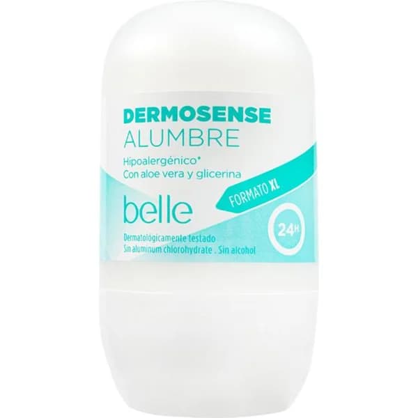 Desodorante dermosense alumbre hipoalergen BELLE, roll-on 75 ml - 1 ud - Imagen del producto en Findit