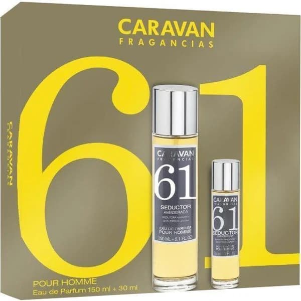 Estuche fragancia para hombre N.61 150+30 ml CARAVAN, pack 1 ud. - 1 ud - Imagen del producto en Findit