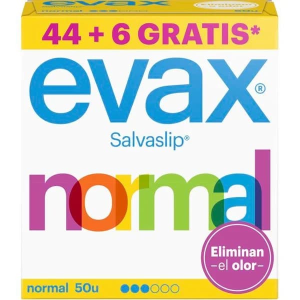 Protector slip normal EVAX, caja 44 uds - 44 ud - Imagen del producto en Findit