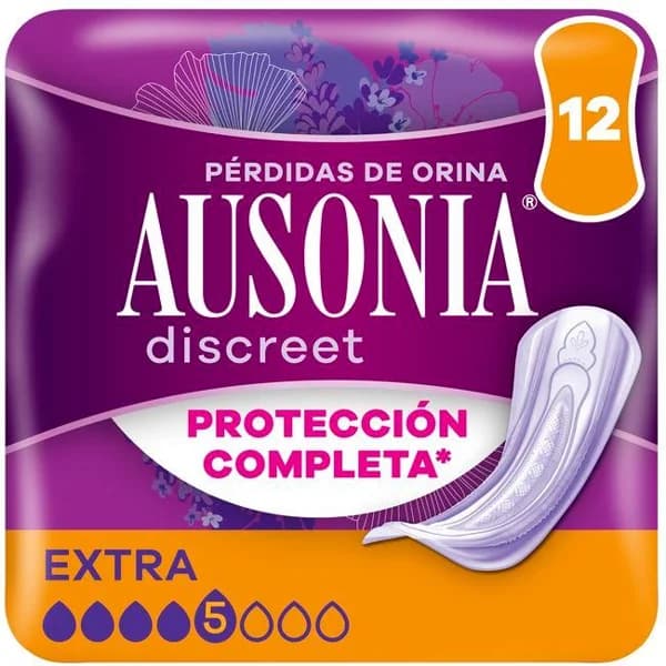 Compresa extra AUSONIA DISCREET, paquete 12 uds - 12 ud - Imagen del producto en Findit