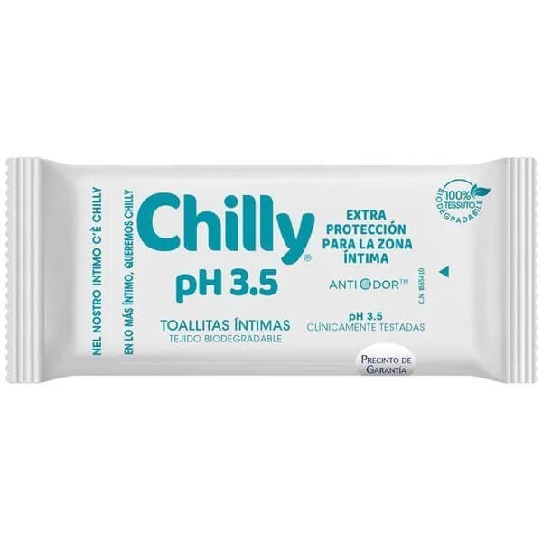 Toallitas p.h. 3.5 CHILLY, paquete 12 uds - 12 ud - Imagen del producto en Findit