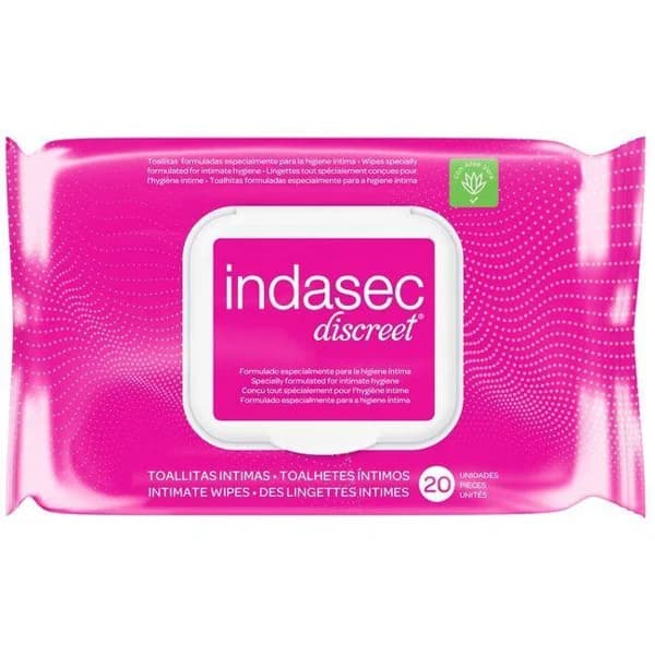 Toallitas intimas INDASEC, paquete 20 unid. - 1 ud - Imagen del producto en Findit