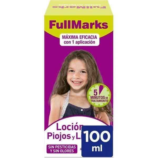 Tratamiento contra piojos-liendres FULL MARKS, bote 100 ml - 0.1 l - Imagen del producto en Findit
