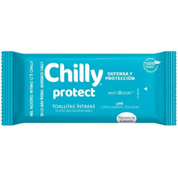 Toallitas higiene íntima CHILLY PROTECT, paquete 12 uds - 12 ud - Imagen del producto en Findit