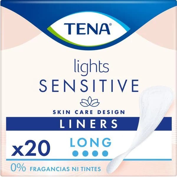 Protegeslip incontinencia long TENA LIGHTS, paquete 20 uds - 20 ud - Imagen del producto en Findit