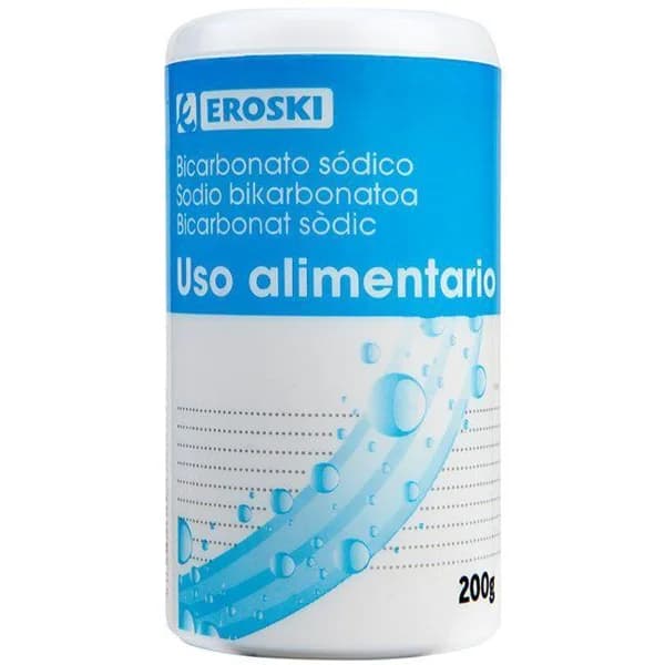 Bicarbonato EROSKI, bote 200 g - 0.2 kg - Imagen del producto en Findit