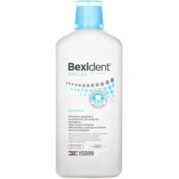 Colutorio uso diario BEXIDENT, botella 500 ml - 0.5 l - Imagen del producto en Findit