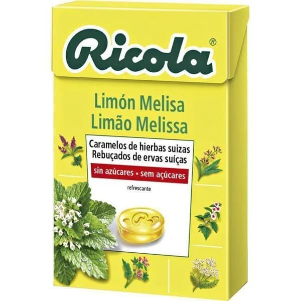 Caramelos de limón-melisa RICOLA, caja 50 g - 0.05 kg - Imagen del producto en Findit