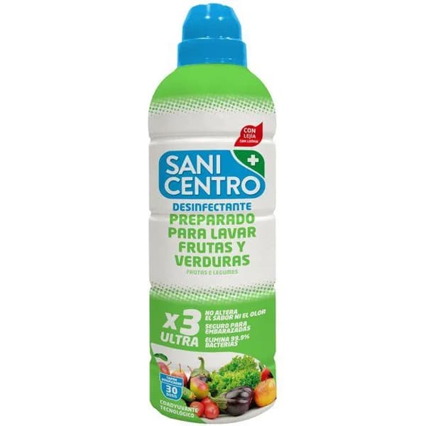 Desinfectante de frutas y verduras SANICENTRO, botella 750 ml - 0.75 l - Imagen del producto en Findit
