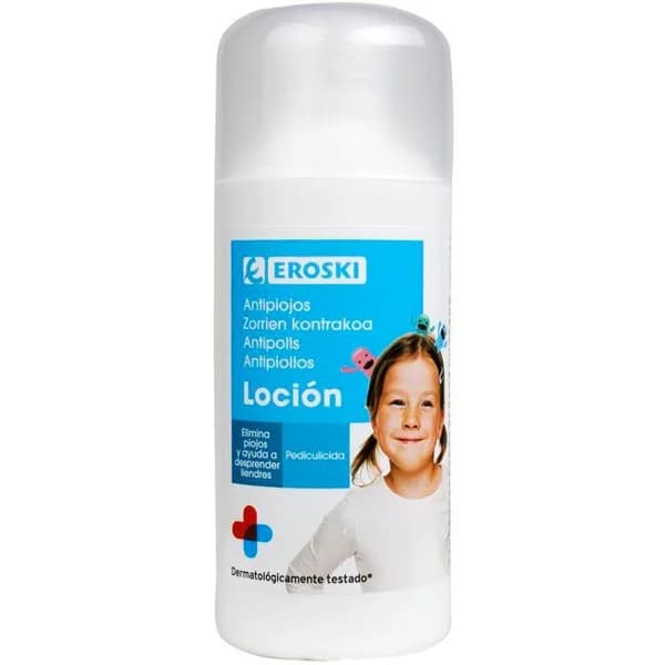 Loción antipiojos EROSKI, spray 200 ml - 1 ud - Imagen del producto en Findit