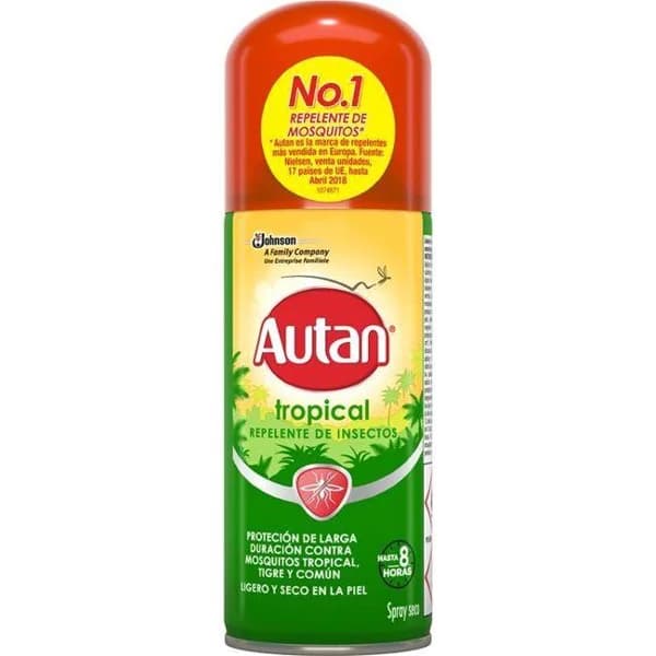 Repelente mosquitos tropical AUTAN,aerosol 100ml - 0.1 l - Imagen del producto en Findit