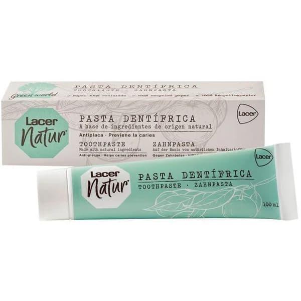 Dentífrico natur LACER, tubo 100 ml - 0.1 l - Imagen del producto en Findit