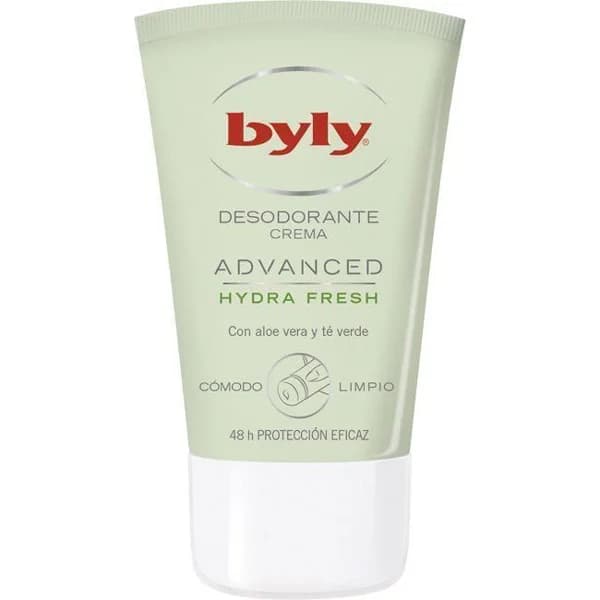 Desodorante en crema organic con té verde BYLY, tubo 50 ml - 1 ud - Imagen del producto en Findit