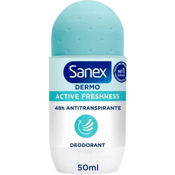 Desodorante SANEX ACTIVE FRESH, roll on 50 ml - 1 ud - Imagen del producto en Findit
