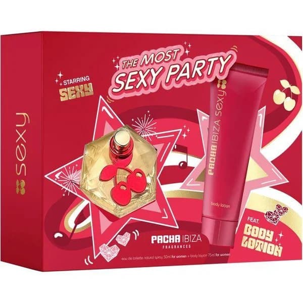Set para mujer Queen Sexy 22 Colonia + Loción PACHA, pack 1 ud - 1 ud - Imagen del producto en Findit