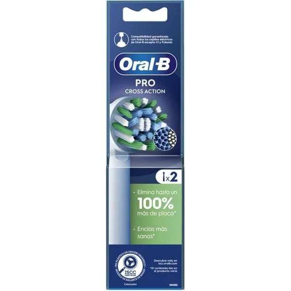Recambio de cepillo ORAL-B CROSS ACTION, pack 2 uds - 1 ud - Imagen del producto en Findit