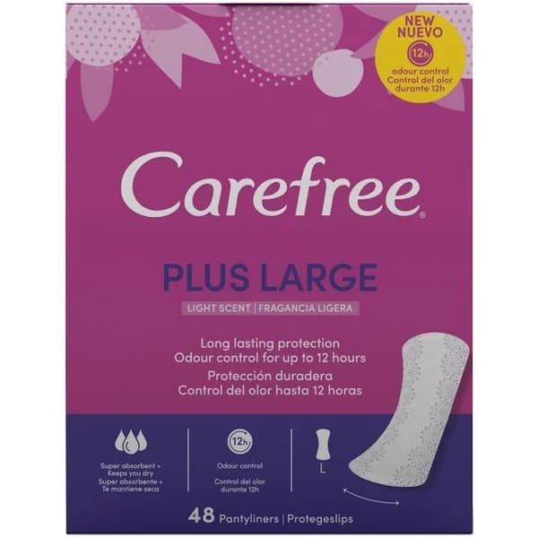 Protector maxi CAREFREE, caja 48 uds. - 1 ud - Imagen del producto en Findit
