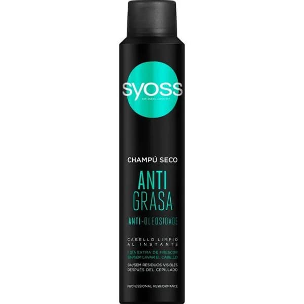 Champú seco anti grasa SYOSS, spray 200 ml - 0.2 l - Imagen del producto en Findit