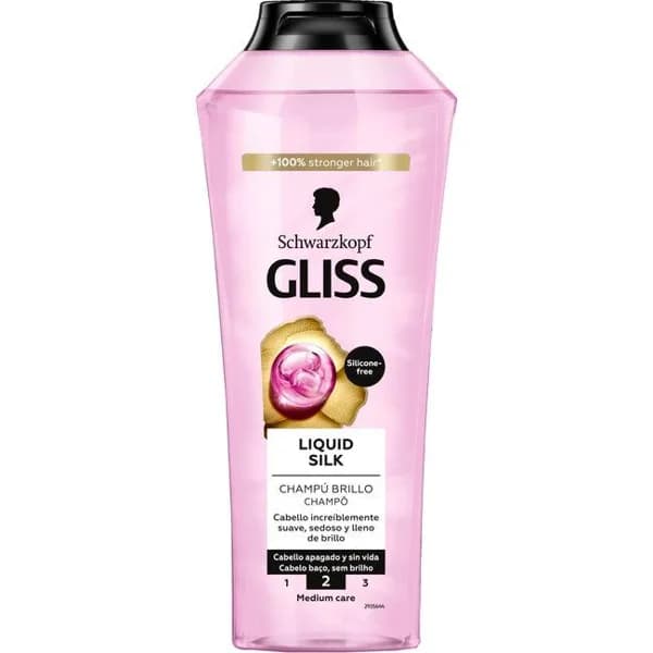 Champú liquid silk GLISS, bote 400 ml - 0.4 l - Imagen del producto en Findit