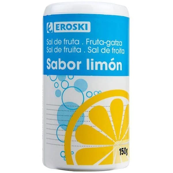 Sal de frutas EROSKI, bote 150 g - 0.15 kg - Imagen del producto en Findit
