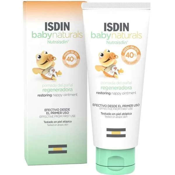 Pomada regeneradora pañal ISDIN Baby Natur, tubo 100 ml - 0.1 l - Imagen del producto en Findit