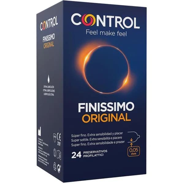 Preservativos finissimo original CONTROL, caja 24 uds. - 1 ud - Imagen del producto en Findit
