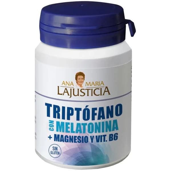 Triptófano c/ magnesio+vit B6 A. LAJUSTICIA, bote 60 comprimidos - 60 ud - Imagen del producto en Findit