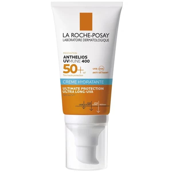 Crema solar hidratante SPF50+  LRP ANTHELIOS, tubo 50 ml - 0.05 l - Imagen del producto en Findit