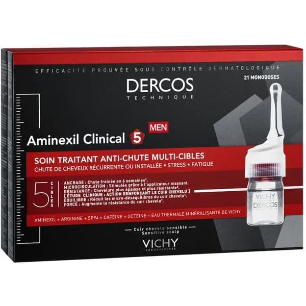 Aminexil hombre Clinical VICHY, caja 21 unid. - 1 ud - Imagen del producto en Findit