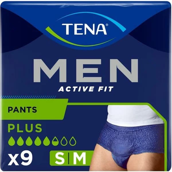 Pants incontinencia Active Fit Talla M TENA Men, paquete 9 uds - 9 ud - Imagen del producto en Findit