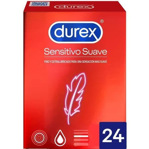 Preservativos sensitive suave DUREX, caja 24 uds - 24 ud - Imagen del producto en Findit