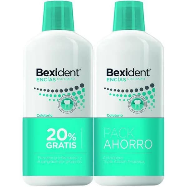 Colutorio encías BEXIDENT, pack 2x500 ml - 1 l - Imagen del producto en Findit