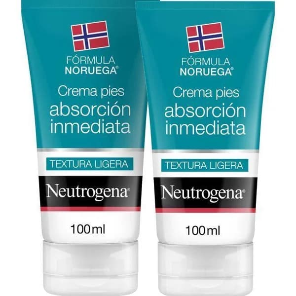 Crema de pies absorción inmediata NEUTROGENA, pack 2x100 ml - 0.2 l - Imagen del producto en Findit