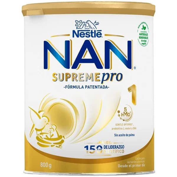 Leche para lactantes NESTLÉ Nan Supreme 1, lata 800 g - 0.8 kg - Imagen del producto en Findit