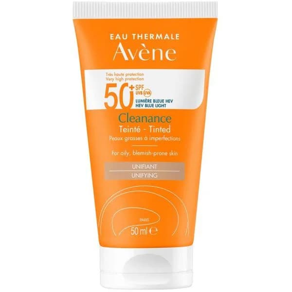 Fluido solar con color SPF50+ AVÉNE Cleanance, dosificador 50 ml - 0.05 l - Imagen del producto en Findit