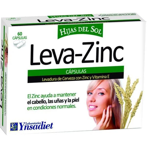 Levancinz levadura+zinc HIJAS DEL SOL, caja 60 cápsulas - 60 ud - Imagen del producto en Findit